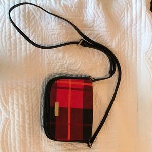 Kate Spade New York Newbury Lane Red Plaid Bag